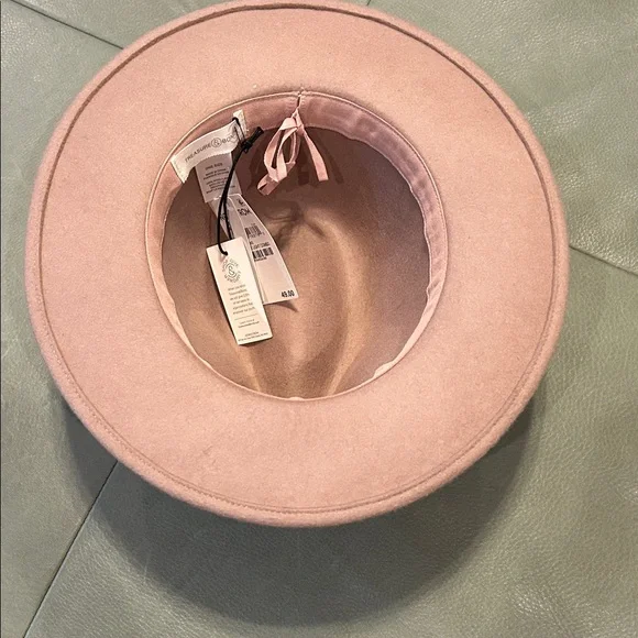 Treasure & Bond Soft Pink Fedora Hat NWT - Picture 3 of 5